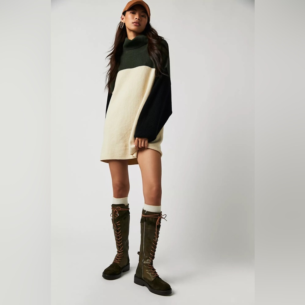 Free People Softly Structured Color Block Tunic S… - image 1